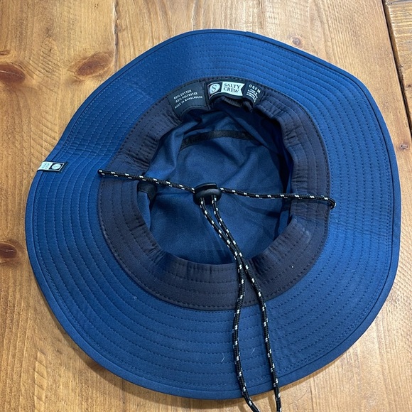 Salty Crew S-Hook Boonie Hat Navy Unisex OSFA New with Tags - Picture 4 of 7